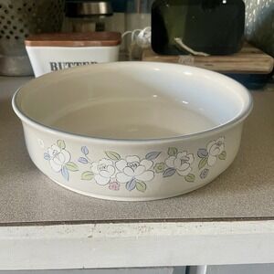 Vintage Chantilly Fleur De Lune by Hearthside Round 9 Inch Serving Dish